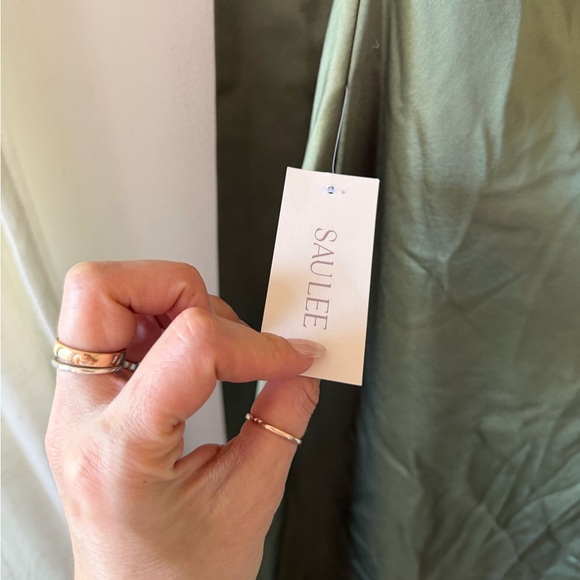 SAU LEE Priscilla Gown in Olive Green - Picture 7 of 8